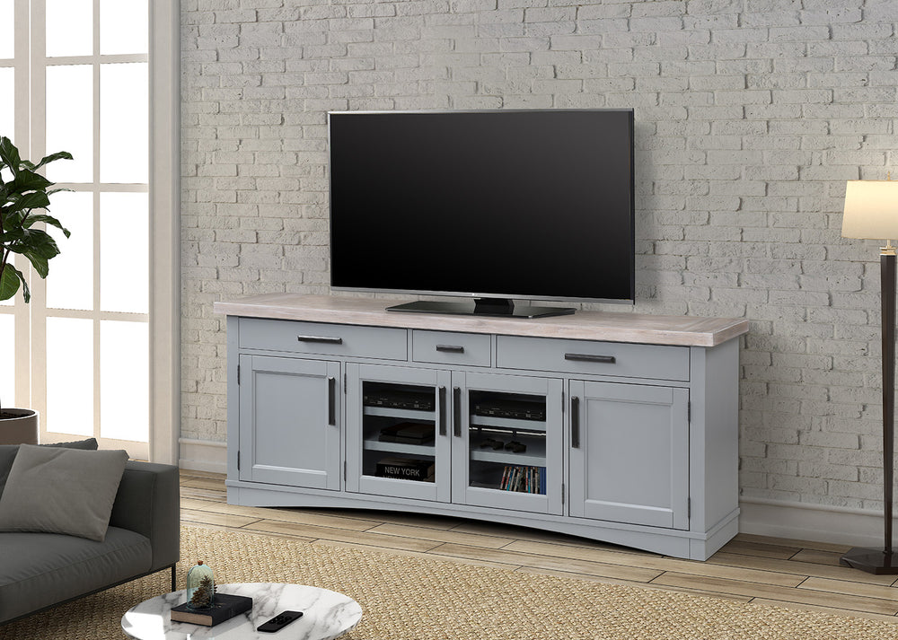 Americana Modern 76 in TV Stand Denim