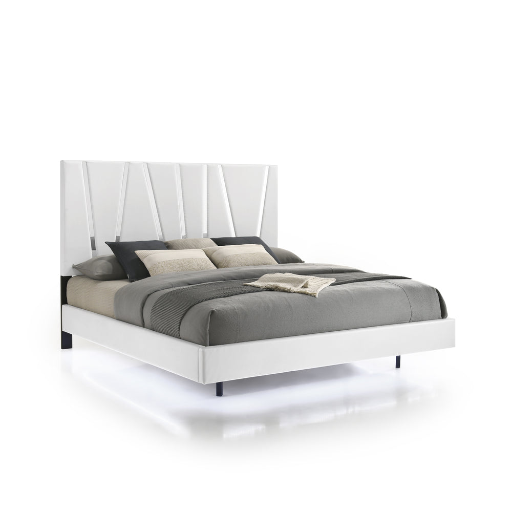 EUROPA 6/6 EK HEADBOARD, FOOTBOARD & SLATS-WHITE