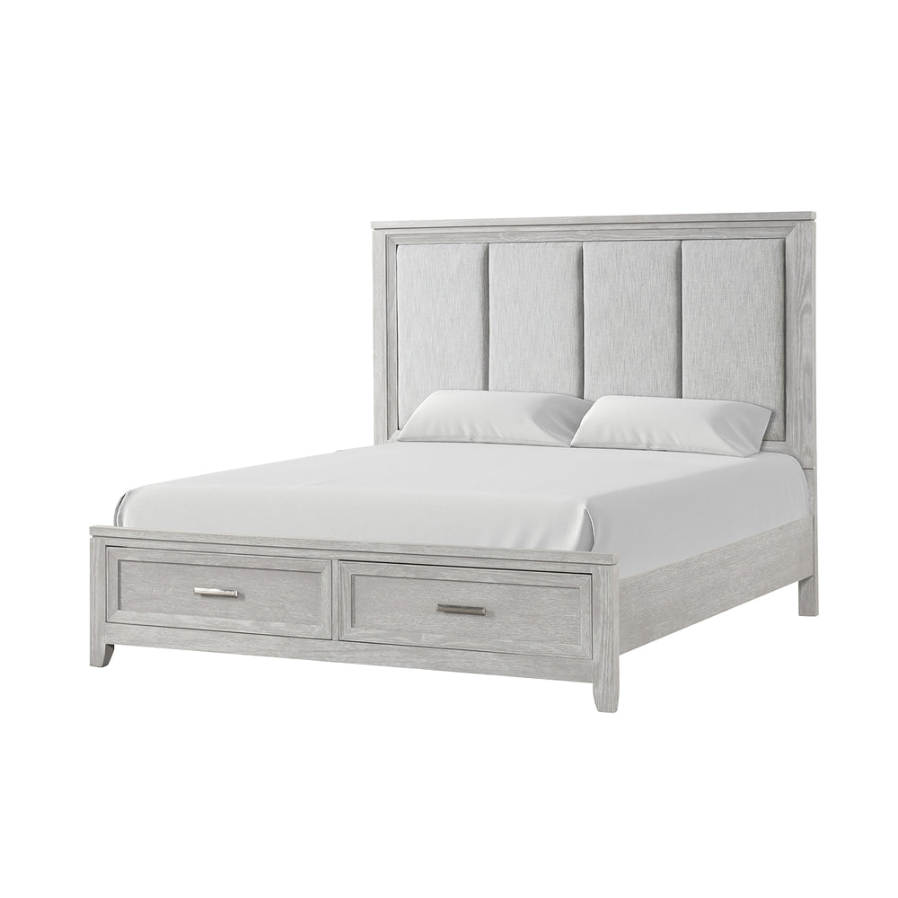 FIONA 6/6-6/0 EK/WK HEADBOARD- MIST GRAY