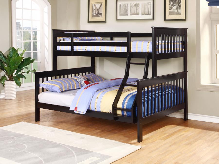 Chapman TWIN/FULL BUNK BED (BLACK)