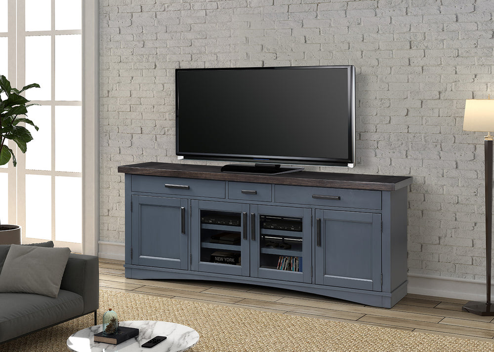 Americana Modern 76 in TV Stand Dove