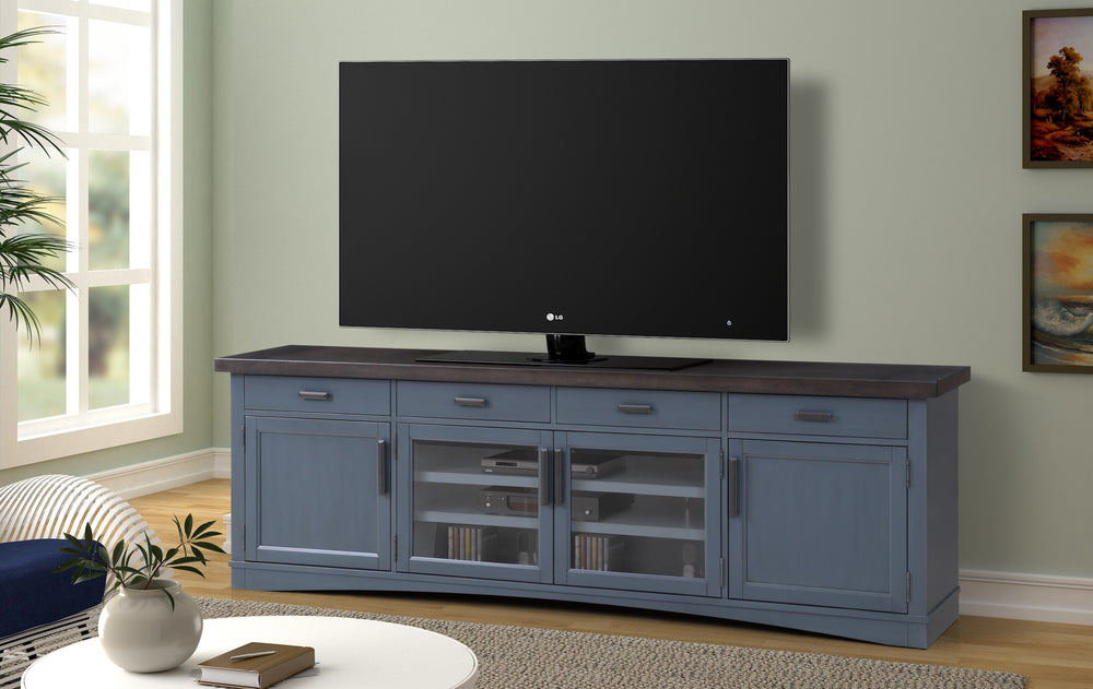 Americana Modern 92 in TV Stand Denim