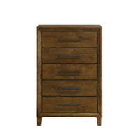 BALLARD 5 DRAWER CHEST-WALNUT