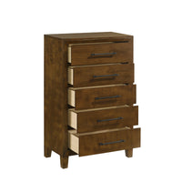 BALLARD 5 DRAWER CHEST-WALNUT