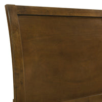 BALLARD 6/6-6/0 EK/WK HEADBOARD, FOOTBOARD & SLAT KIT-WALNUT