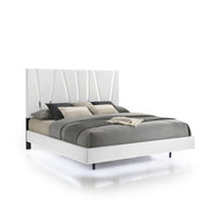 EUROPA 6/6 EK HEADBOARD, FOOTBOARD & SLATS-WHITE