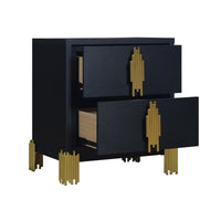 EMPIRE NIGHTSTAND- BLACK