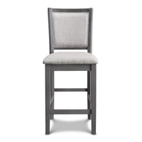 AMY COUNTER CHAIR (2/CTN)-GRAY