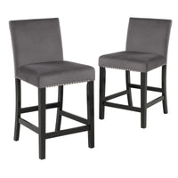 CELESTE COUNTER CHAIR-GRAY (2 PER CARTON)