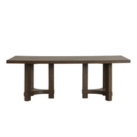 CITYSCAPE RECTANGLE DINING TABLE BASE-WALNUT