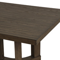 CITYSCAPE RECTANGLE DINING TABLE BASE-WALNUT