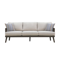 GENOVA PATIO SOFA W/TWO ACCENT PILLOWS