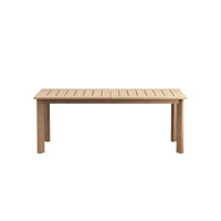 WESLEY PATIO DINING TABLE W/SELF STORING LEAF