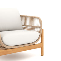 SOLSTICE ROPE CLUB  CHAIR-LINEN BEIGE
