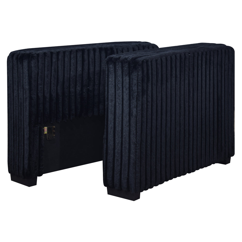 BLISS SET OF 2 ARMS FOR SECTIONAL-MIDNIGHT