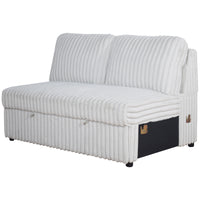 BLISS LOVESEAT W/PULL OUT BED-MIST GRAY