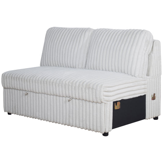 BLISS LOVESEAT W/PULL OUT BED-MIST GRAY