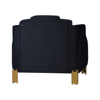 EMPIRE LIGHTED CHAIR-BLACK